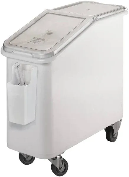 Cambro Slant Top Mobile Ingredient Storage Bin, White 27 gal. - Sam's Club