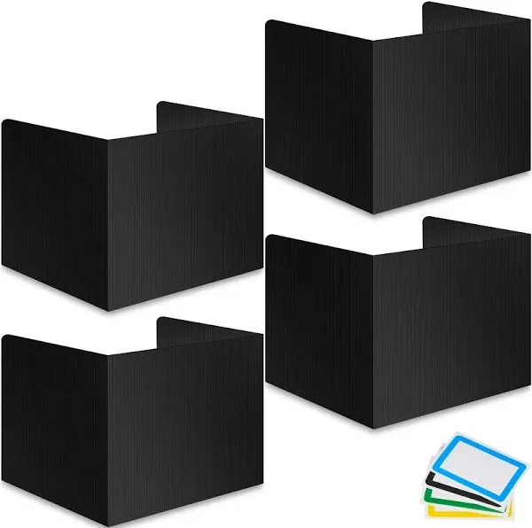 Storage Standard 4-Pack Desk Dividers for Students