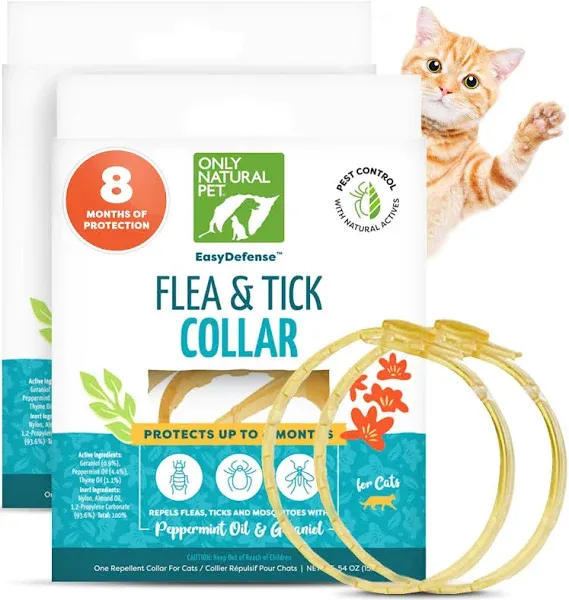 Only Natural Pet EasyDefense Flea & Tick Cat Collar