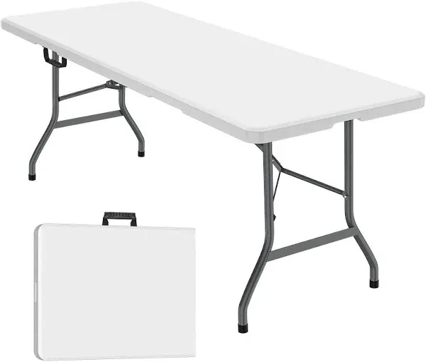 6 Foot Folding Indoor Outdoor Picnic Party Dining Camp Tables Table