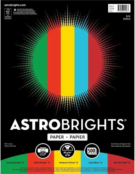 Astrobrights Color Paper 22226