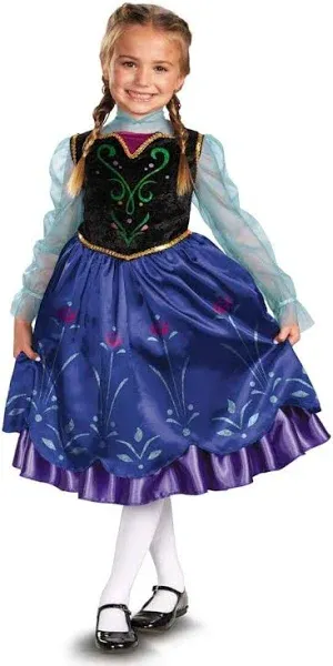 Disney's Frozen Anna Deluxe Girl's Costume, 7-8