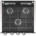 Furrion 2021123893 Slide-in 3 Burner Gas RV Cooktop with Glass Cover - 20", Stainless Steel