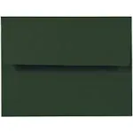 Jam Paper A2 Invitation Envelopes, 4.375 x 5.75, Dark Green, 50/Pack (1512744i)