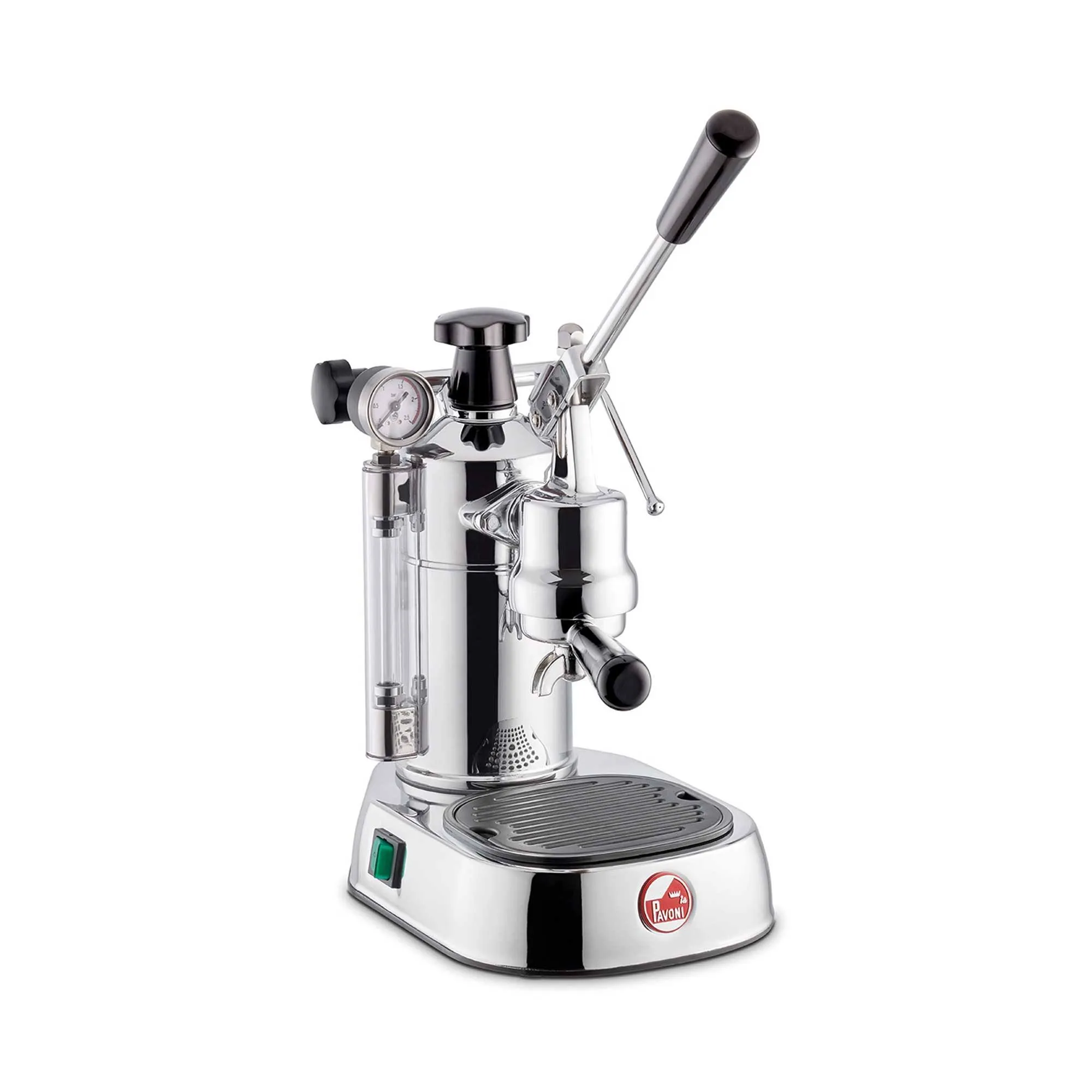 La Pavoni Professional Lusso Lever Machine - Stainless Steel & Black