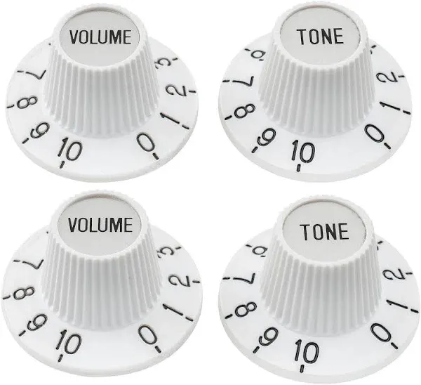 Musiclily Pro Fine 24 Splines Witch Hat Knobs Top Hat Knobs Tone Volume Contr...