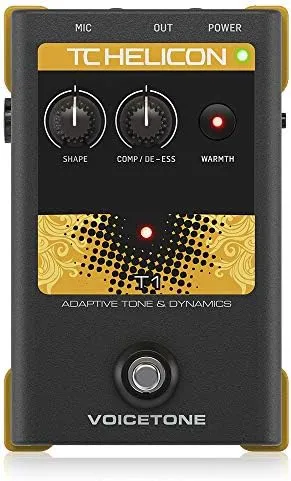 TC-Helicon VoiceTone T1 Vocal Tone and Dynamics Effects Pedal JP NEW