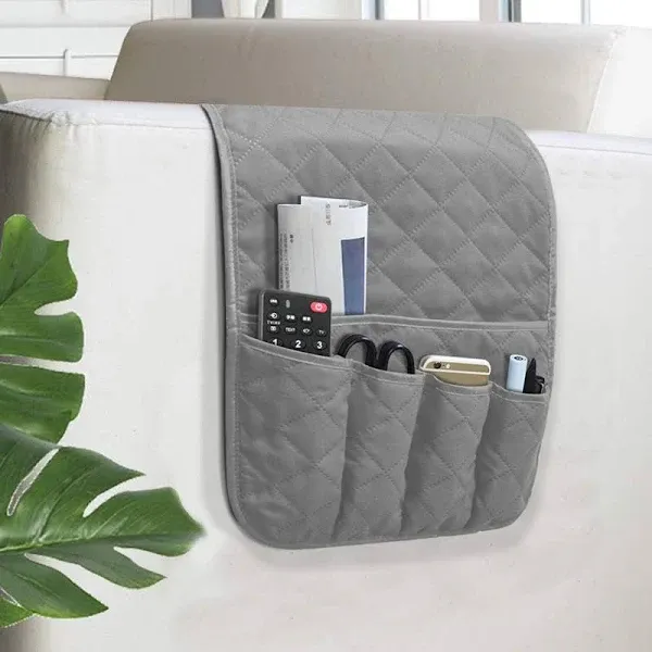 Sofa Armrest Organizer Non-slip Arm Chair Bedside Caddy Storage Organizer For Recliner Couch