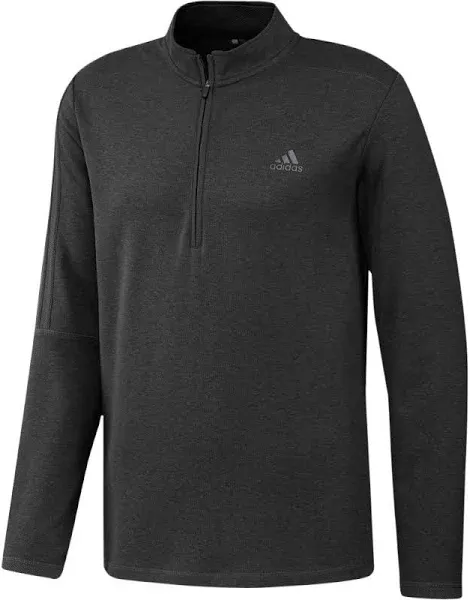 Adidas Men&#x27;s 3-Stripes Recycled Polyester Quarter Zip Pullover