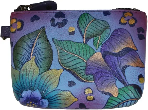 Anna by Anuschka Women's Leather Hand painted Coin pouch