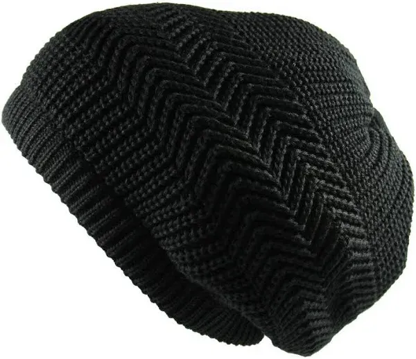 Knitted Sluchy Cotton Classic Rasta Beanie