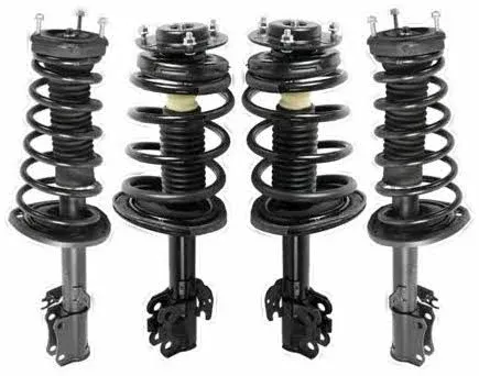 Set (4) Front Rear Complete Strut W/ Coil Spring For 2007-2011 Toyota Camry 2.4L