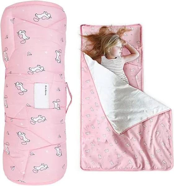 Toddler Nap Mat with Pillow and Blanket