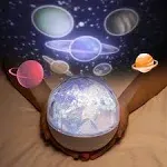 Solar System Projector Night Light for , 360°Rotating+5 Films Night Light Pro...