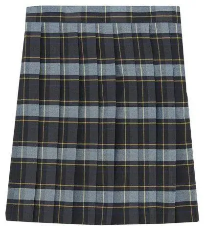 GIRLS PLAID PLEATED SKIRT