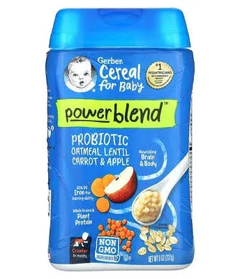 Gerber Cereal for Baby Powerblend