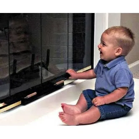 Safety Innovations Fireplace Door Guard Safety Lock Keep Kids Out 2135