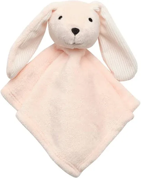 Lambs & Ivy Pink Bunny Soft Baby/Child/Toddler Plush Lovey Security Blanket