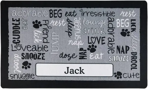 Drymate Personalized Pet Bowl Placemat