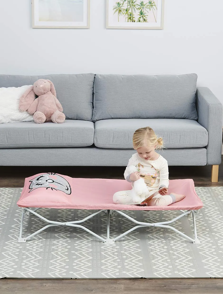 Regalo My Cot Portable Toddler Bed (Pink Kitty)