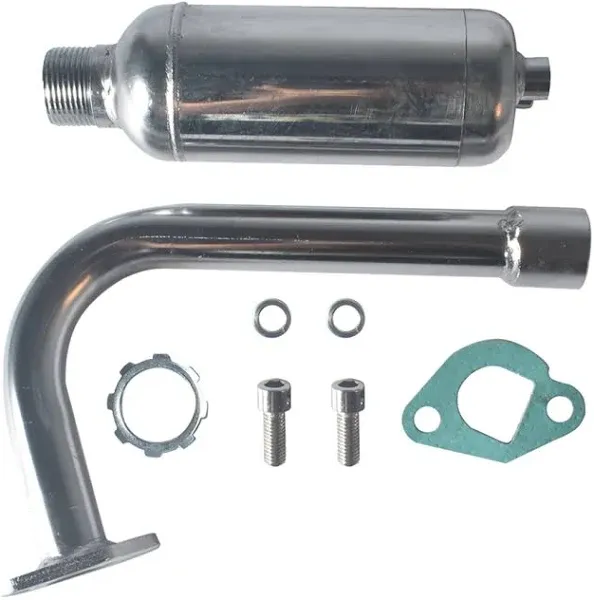 Exhaust Pipe Muffler For Predator 196cc 212cc GX200 Coleman CT200U Mini Bike