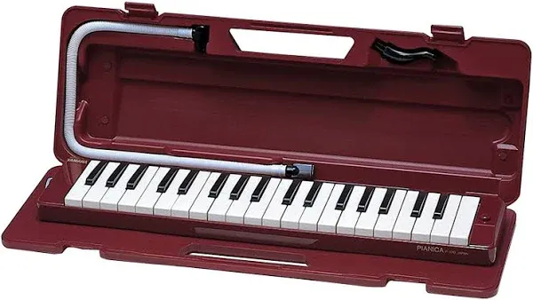 Yamaha P-37D Pianica Melodica Wind Keyboard Instrument with Hard Case 