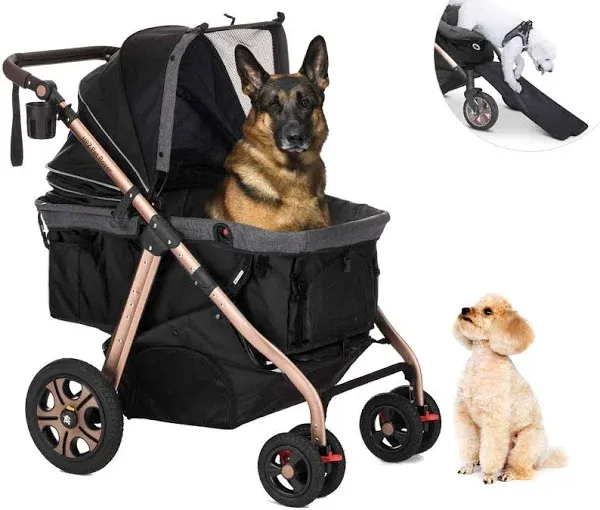 HPZ Pet Rover Titan-HD Premium Super-Sized Dog/Cat/Pet Stroller SUV Travel Carriage