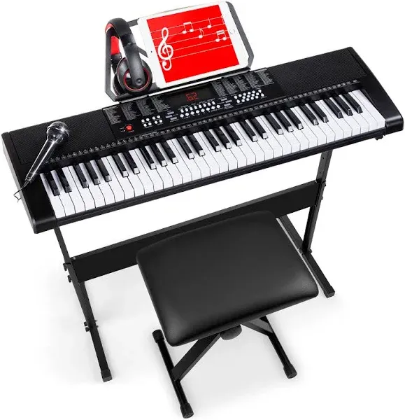 Best Choice Products 61-Key Electronic Keyboard Piano Portable Electric Keybo...