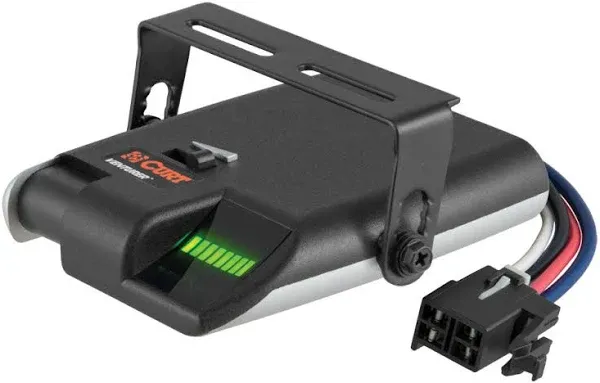 CURT 51110 Venturer Electric Trailer Brake Controller, Time-Delay, Black