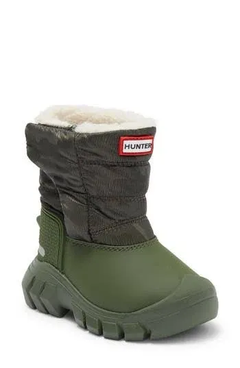 Hunter Kids' Intrepid Reflective Camo Snow Boot