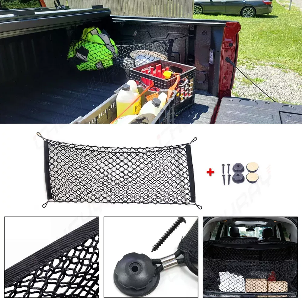 Envelope Style Trunk Mesh Cargo Net for Chevrolet Equinox 2018-2024