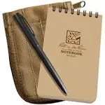 Rite in The Rain 3" x 5" Top Spiral Notebook Kit Tan