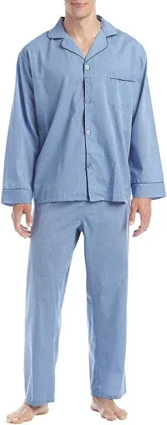 Hanes Men's Broadcloth Pajama Set