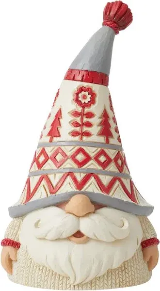 Enesco Nordic Noel Gnome in Sweater Figurine