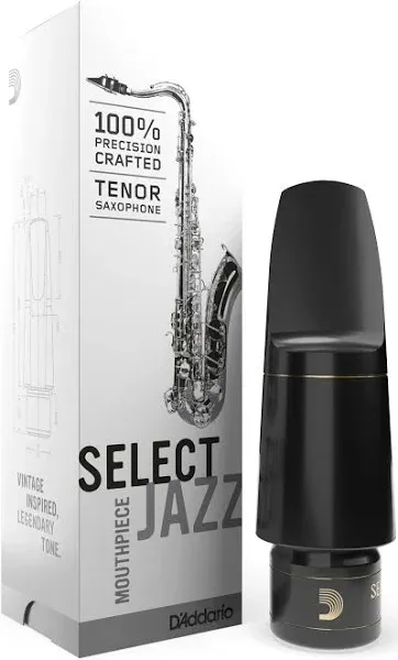 D'Addario Select Jazz Tenor Saxophone Mouthpiece