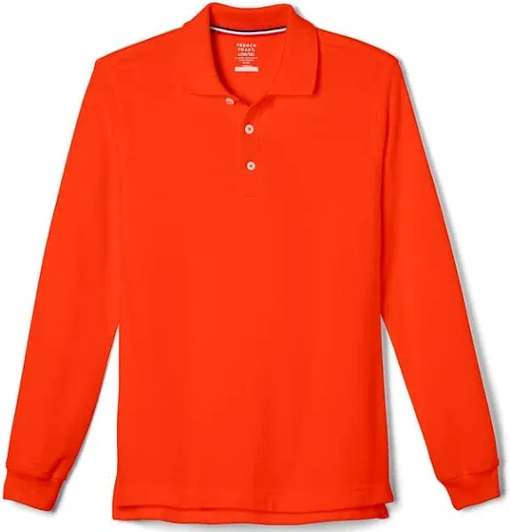 French Toast Boys Long Sleeve Interlock Polo