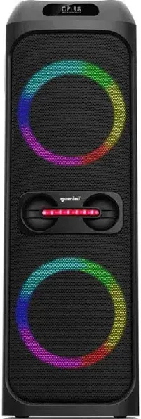 Gemini GHK-2800 Bluetooth Speaker System with LED Party Lighting