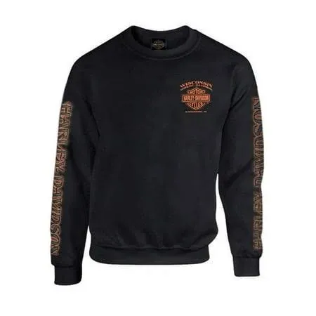 Harley-Davidson Men's Eagle Piston Long Sleeve Pullover Hoodie