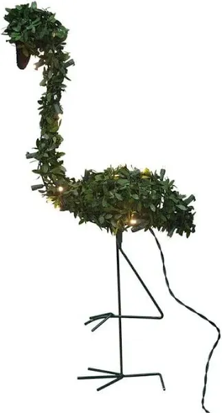 ProductWorks 28" Flamingo Topiary with 20 Lights