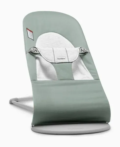 BabyBjorn Bouncer Balance, Light Gray Frame, Light Sage/Gray