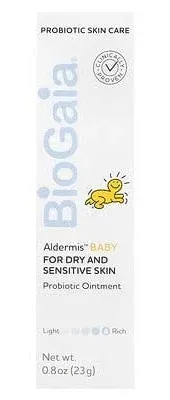 Aldermis Baby Probiotic Ointment, For Dry and Sensitive Skin, 0.8 oz (23 g)