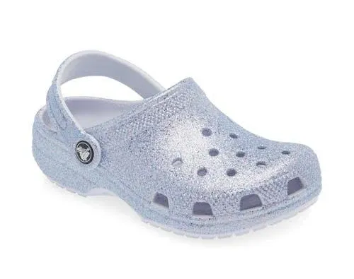 Crocs Kids' Classic Glitter Clogs