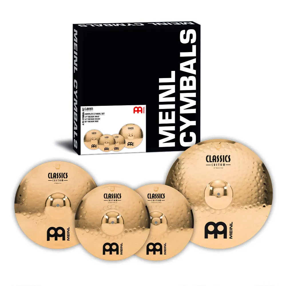 Meinl Cymbals Cymbal Set, Brilliant Finish, 14, 16, 20 inch (CC141620)