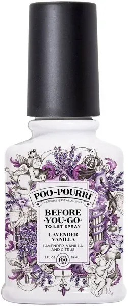 Poo-Pourri Before-You-Go Toilet Spray, Lavender Vanilla  - 2 oz