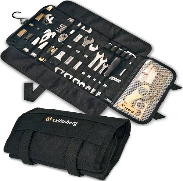 Motorcycle Tool Roll Bag Tools NOT Included - Small Tool Bag Wrench Roll up Tool