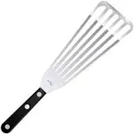 Miu Fish Spatula Stainless Steel Flexible Polished Metal Kitchen Slotted Turner 