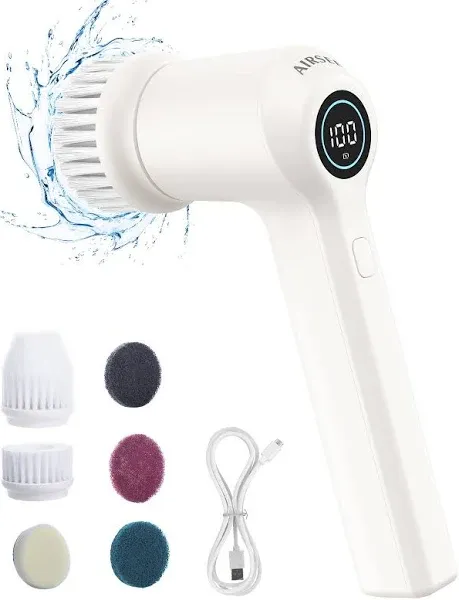 ELECTRIC SPIN SCRUBBER Cordless Spinning Scrub Brush AIRSEE, no accessories 