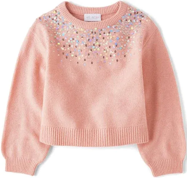 The Children's Place Girls Sequin Sweater