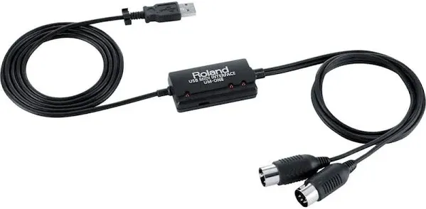 Roland UM-ONE-MK2 One in Two Out Midi Cable