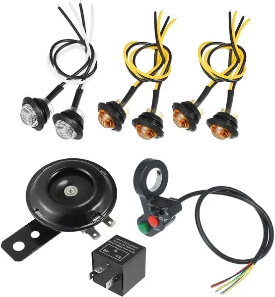 Unique Bargains Turn Signal Street Legal LED Light Kit